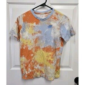 The NIKE TEE Sky TIE DYE T-SHIRT Multicolor Youth Size L